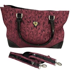 Diane Von Furstenberg Pink and Black Patterned Tote